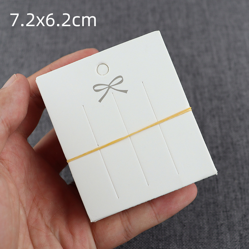 Karton kartice za štipaljke za kosu u korejskom stilu, slatke kartice za ukrase za DIY pakiranje, 100 komada u paketu
