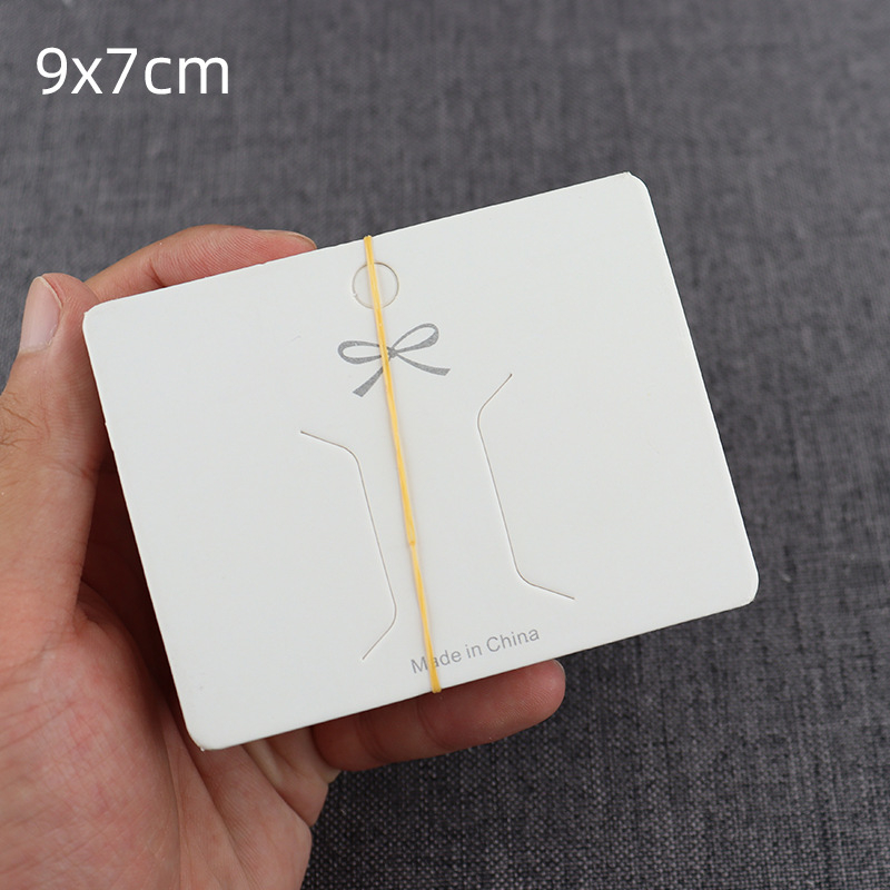 Karton kartice za štipaljke za kosu u korejskom stilu, slatke kartice za ukrase za DIY pakiranje, 100 komada u paketu