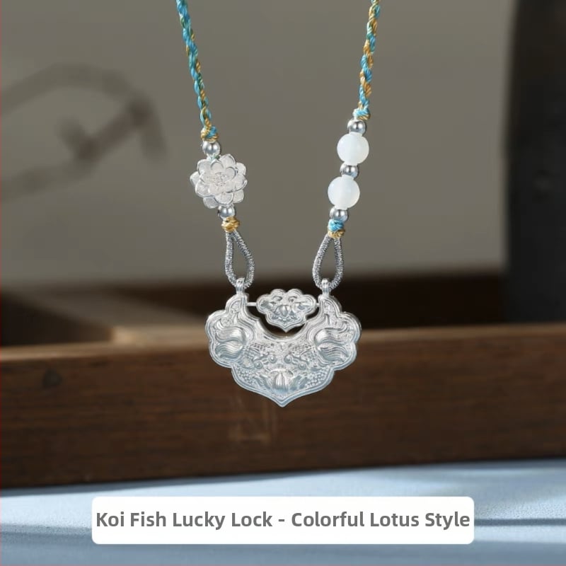 XI MAN sidabrinis pakabukas, geometrinis dizainas, 99% grynas sidabras