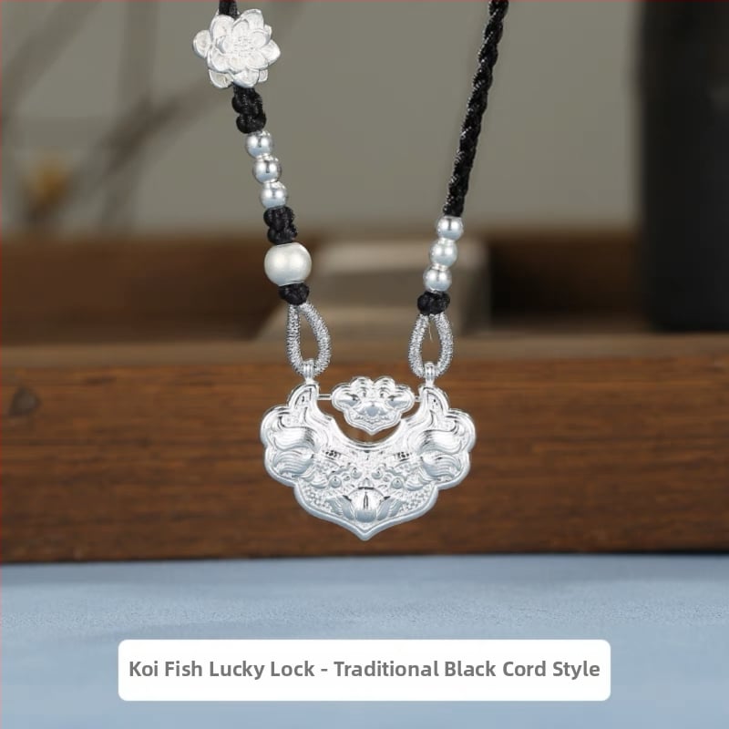 XI MAN sidabrinis pakabukas, geometrinis dizainas, 99% grynas sidabras