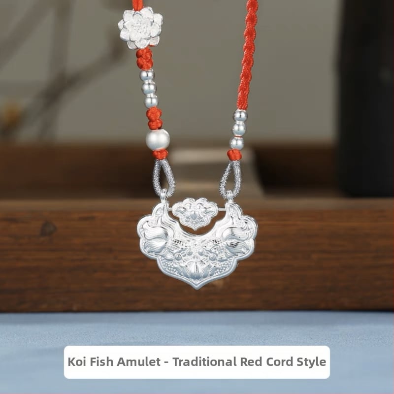 XI MAN sidabrinis pakabukas, geometrinis dizainas, 99% grynas sidabras