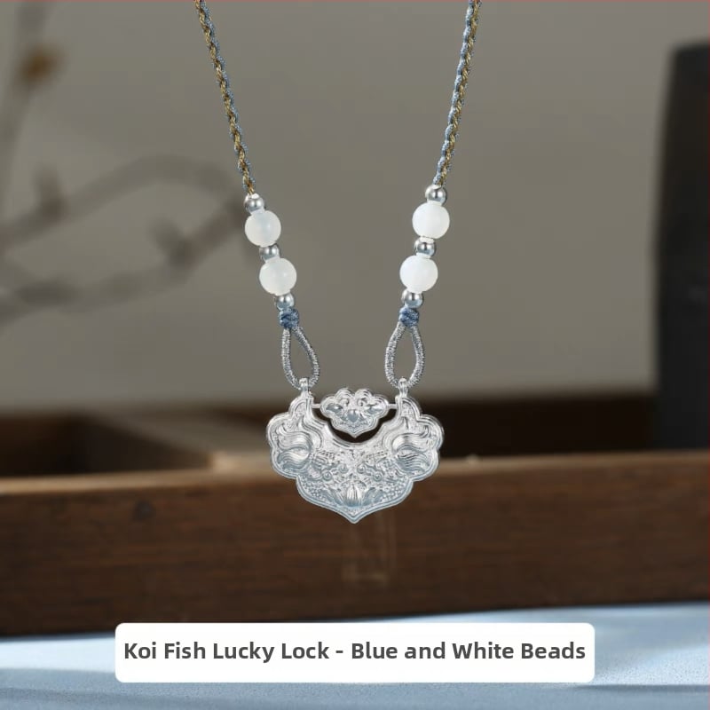 XI MAN sidabrinis pakabukas, geometrinis dizainas, 99% grynas sidabras