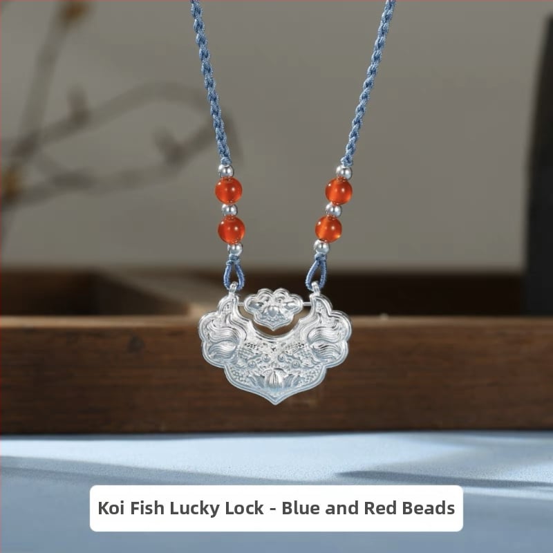 XI MAN sidabrinis pakabukas, geometrinis dizainas, 99% grynas sidabras