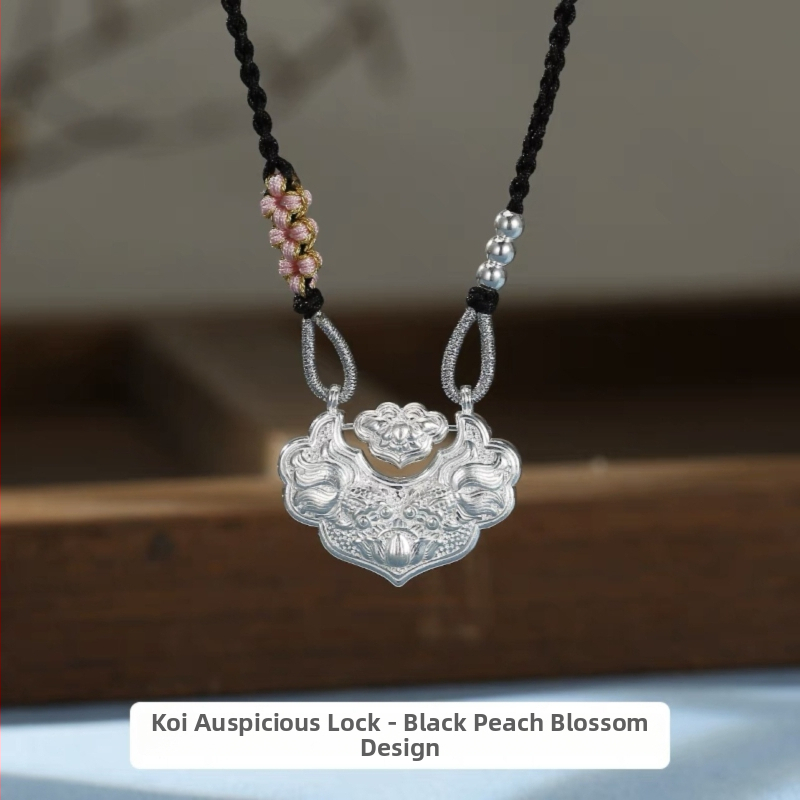 XI MAN sidabrinis pakabukas, geometrinis dizainas, 99% grynas sidabras