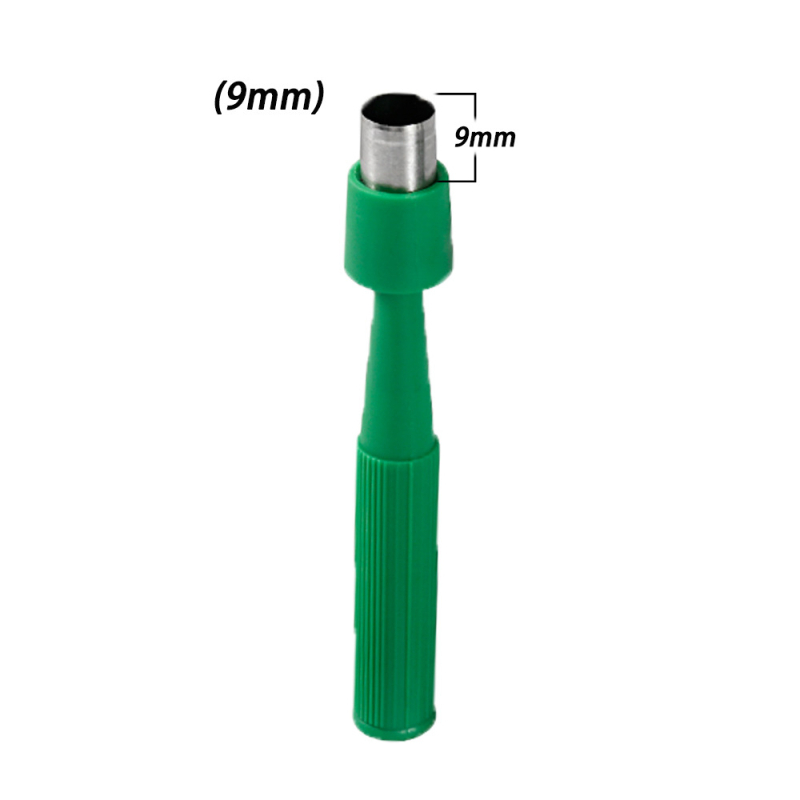 Vienreizējās lietošanas ādas punkcijas iekārta piercingam, akrila korpuss, nerūsējošā tērauda apstrāde, garš ovāls siluets, Dreamlee zīmols