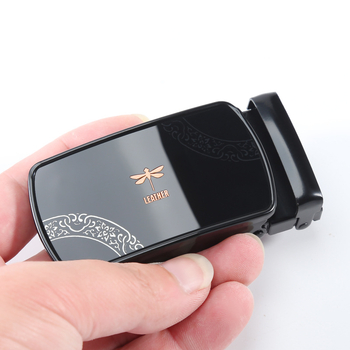 Автоматична катарама за колан с елипсовидна форма от желязо, животински принт, ежедневен стил