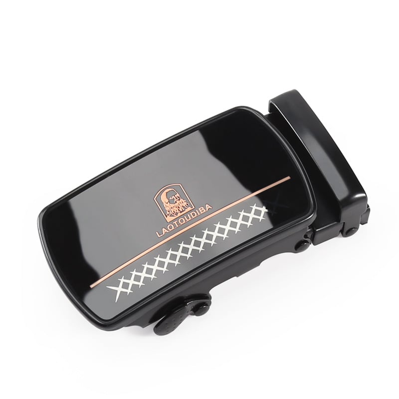 Автоматична катарама за колан с елипсовидна форма от желязо, животински принт, ежедневен стил