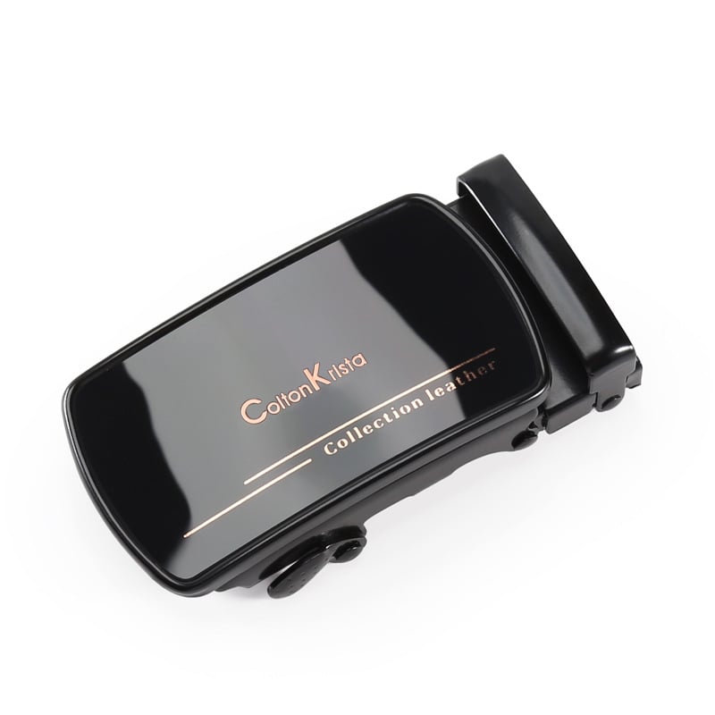 Автоматична катарама за колан с елипсовидна форма от желязо, животински принт, ежедневен стил