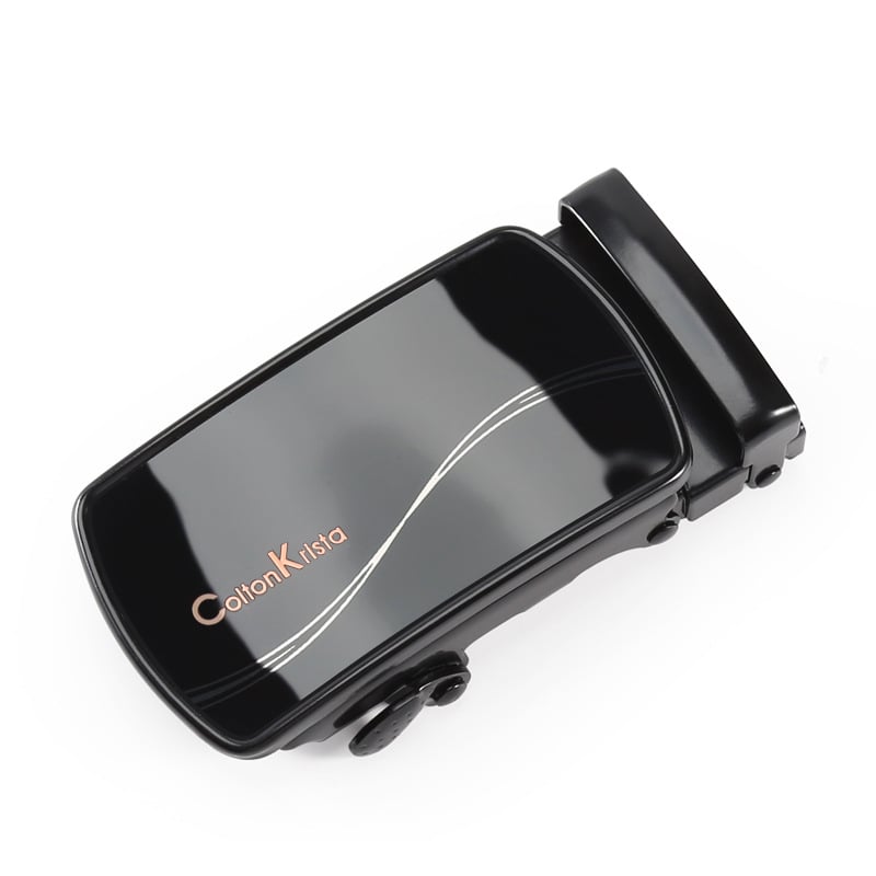 Автоматична катарама за колан с елипсовидна форма от желязо, животински принт, ежедневен стил