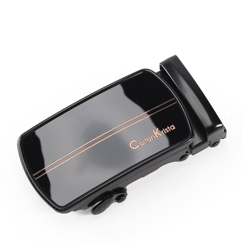 Автоматична катарама за колан с елипсовидна форма от желязо, животински принт, ежедневен стил