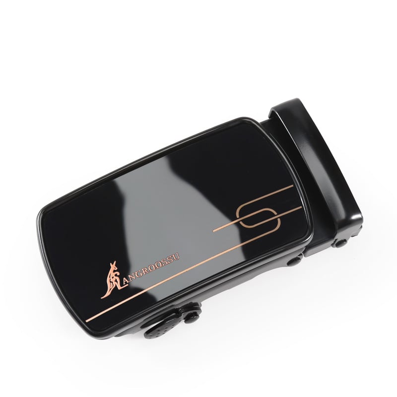 Автоматична катарама за колан с елипсовидна форма от желязо, животински принт, ежедневен стил