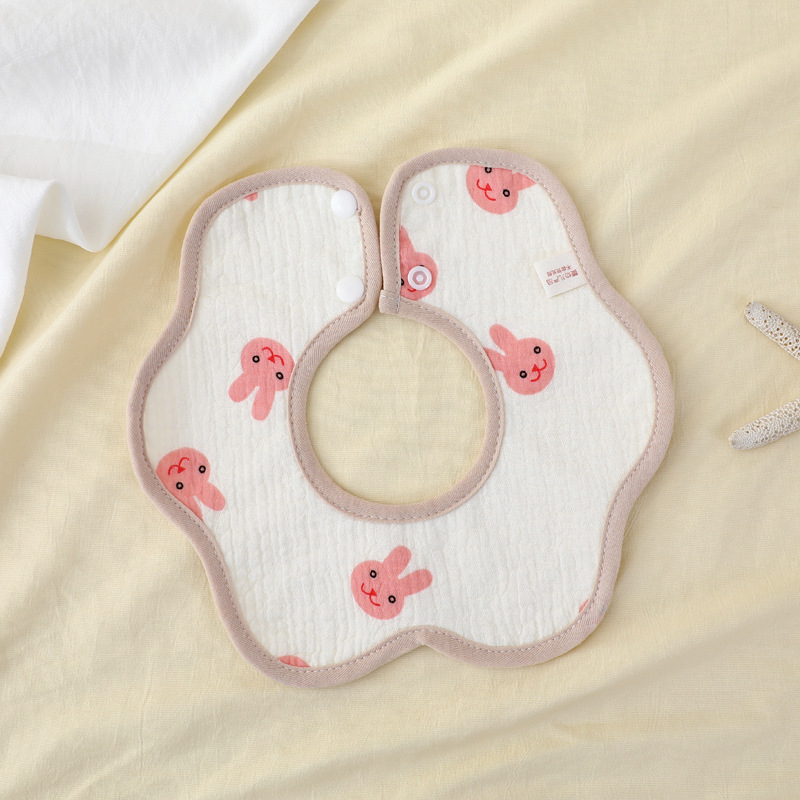 Delicate pamučni vodootporni bebin bib, unisex, uzorak životinja/crtani film, 0–1 godina, sigurnosna razina A