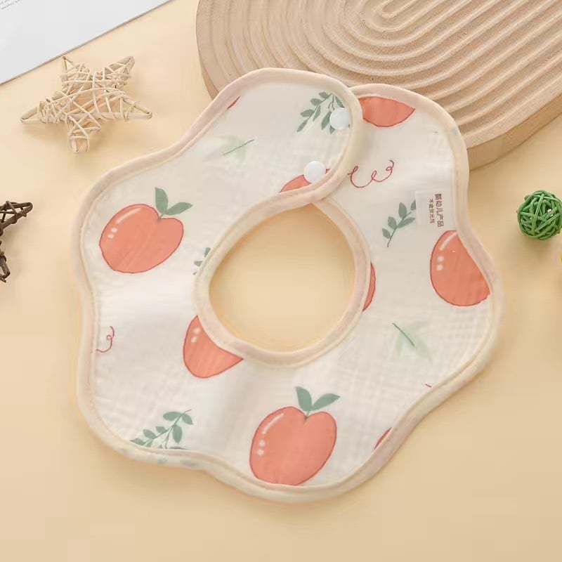 Delicate pamučni vodootporni bebin bib, unisex, uzorak životinja/crtani film, 0–1 godina, sigurnosna razina A