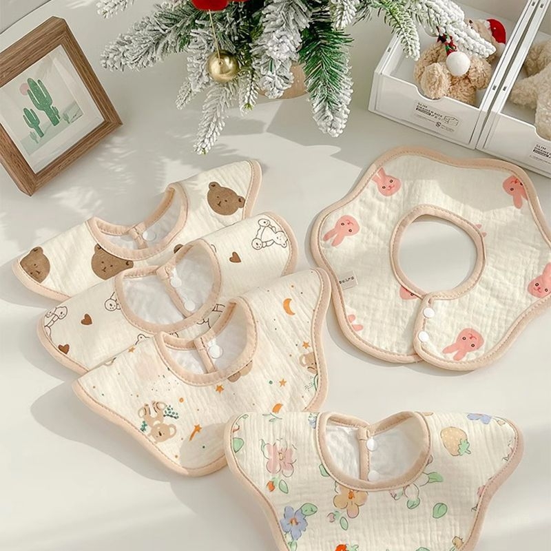 Pamučni dječji bib (Baby Bib) za dječake - Na skladištu, proljeće 2025, uzrast 3-8 godina