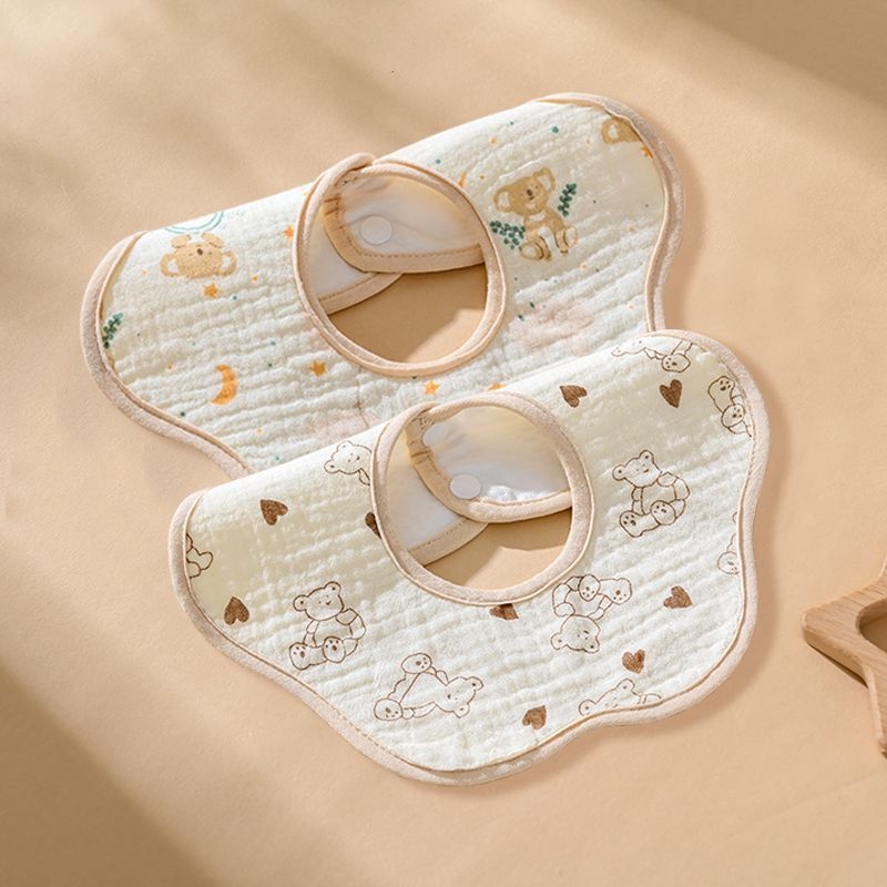 Pamučni dječji bib (Baby Bib) za dječake - Na skladištu, proljeće 2025, uzrast 3-8 godina