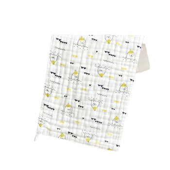 Hat réteg pamut géz nyálkendő babáknak és gyerekeknek – nagy sűrűség, nedvszívó, mintás rajzfilmmel