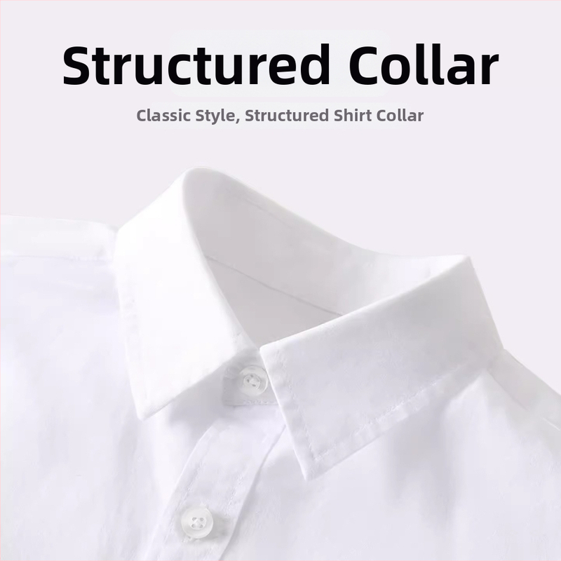 Detská košeľa s dlhým rukávom do školy, kórejský štýl, jemné spracovanie tkaniny, bavlna 30% zmes, zima 2025