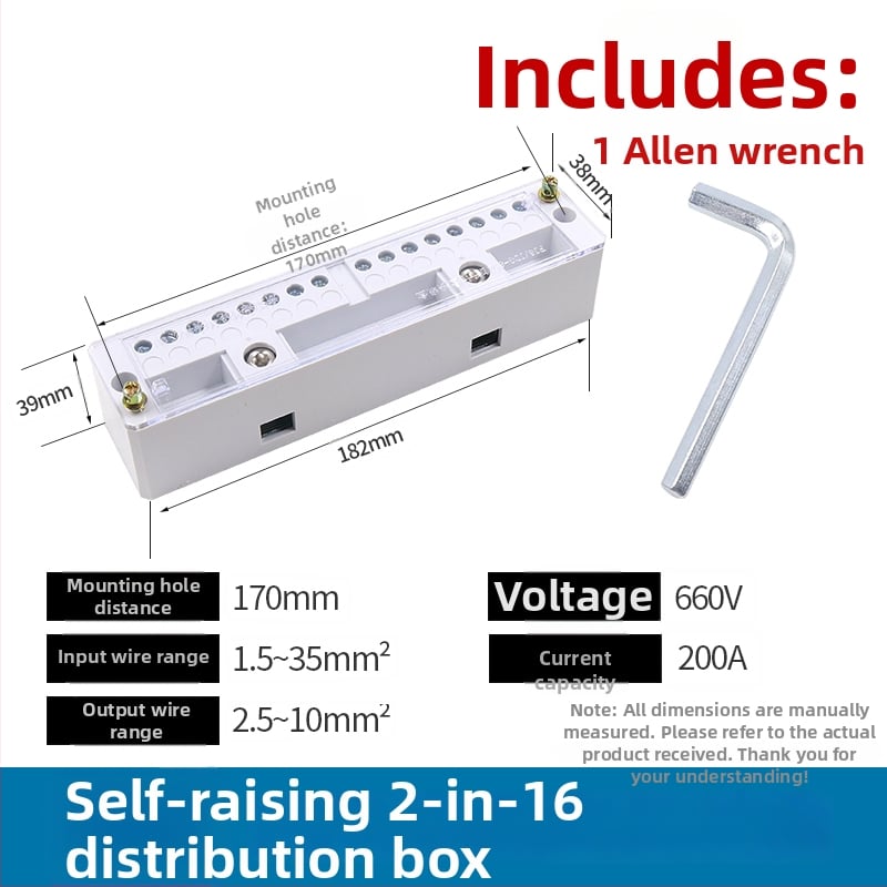 Elektrisko shēmu sadales kaste, 2 ievadi, 4–16 izejas, 8 savienotāji, termināļu bloks
