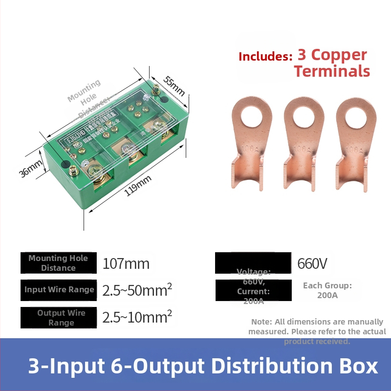 Elektrisko shēmu sadales kaste, 2 ievadi, 4–16 izejas, 8 savienotāji, termināļu bloks