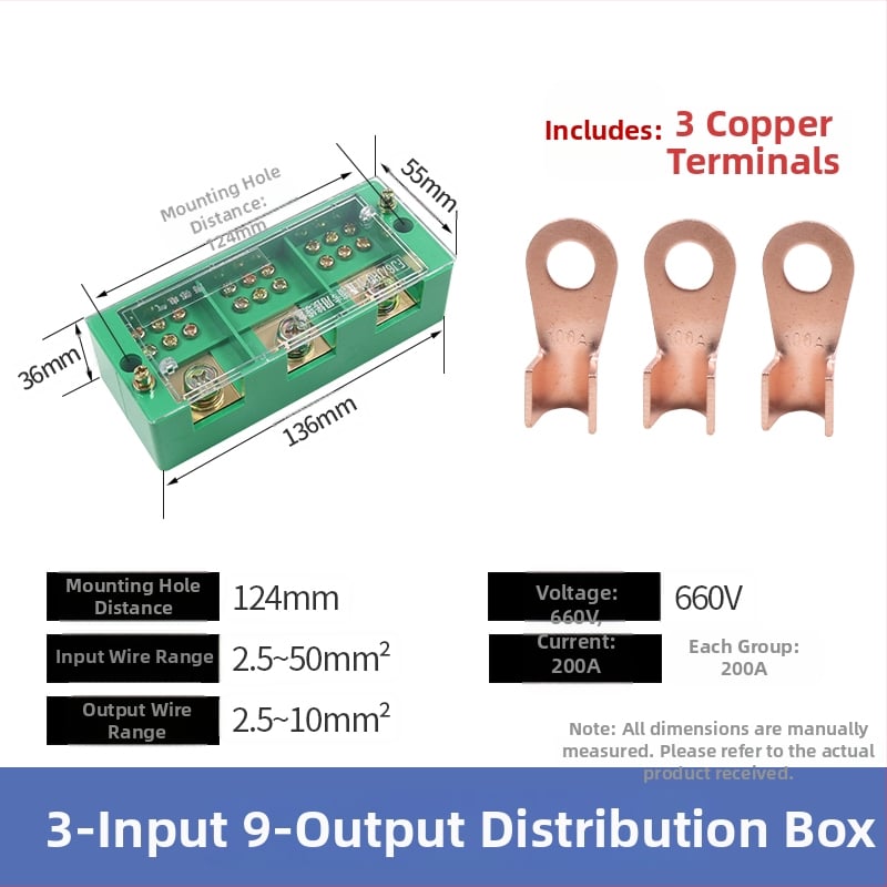 Elektrisko shēmu sadales kaste, 2 ievadi, 4–16 izejas, 8 savienotāji, termināļu bloks