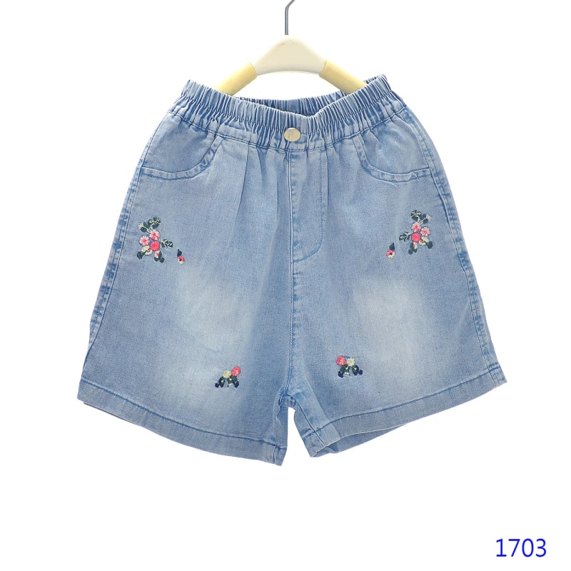 Vaikų džinsiniai šortai, 80% medvilnė, švelnus paviršius, vidurio juosmens su elastine juostele, vasaros stilus