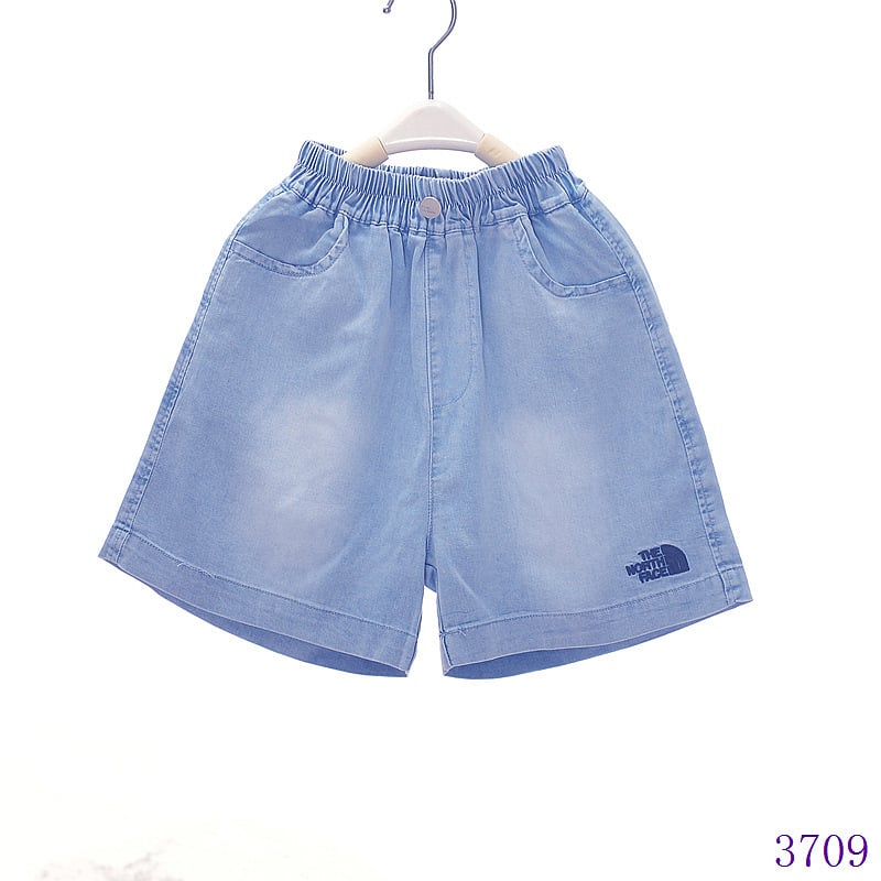 Vaikų džinsiniai šortai, 80% medvilnė, švelnus paviršius, vidurio juosmens su elastine juostele, vasaros stilus