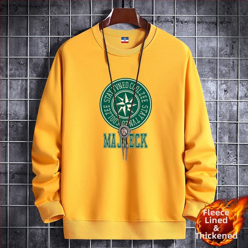 Korejas stilā veidots fleece iekšējais džemperis, ar apaļu kaklu, garas piedurknes, 100% poliesters