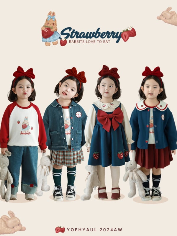 Mergaitėms princesės stiliaus medvilninis komplektas: suknelė, švarkas ir kelnes, ilgos rankovės, 90% medvilnė