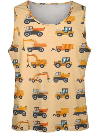 Fitted bez rukava sportska majica s kamuflažnim uzorkom, Milk Silk tkanina, 95% poliester, tanak, ljetni komad