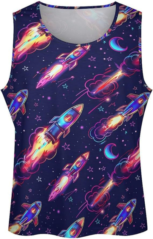 Fitted bez rukava sportska majica s kamuflažnim uzorkom, Milk Silk tkanina, 95% poliester, tanak, ljetni komad