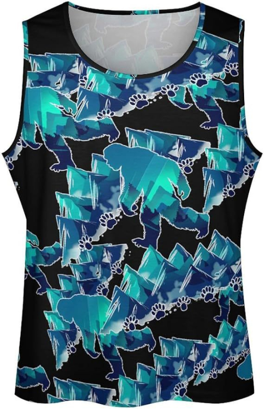Fitted bez rukava sportska majica s kamuflažnim uzorkom, Milk Silk tkanina, 95% poliester, tanak, ljetni komad