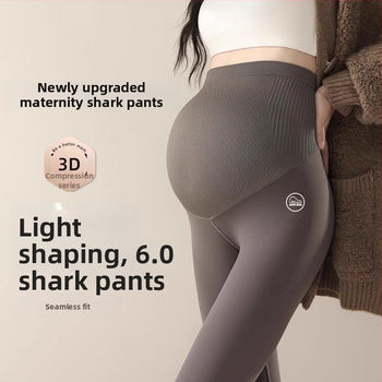 Κολάν εγκυμοσύνης για γιόγκα, με θερμό εσωτερικό φλίς, στήριξη κοιλιάς, chenille ύφασμα με 30–50% spandex, φαρδιά γραμμή, φθινόπωρο–χειμώνας