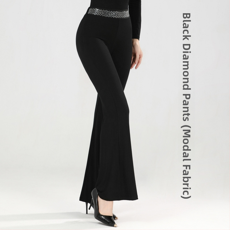 Šiuolaikinio šokio drabužių komplektas, Modal audinys su 90% medvilnės, suaugusiųjų moterų, tinka baletui, Lotynų šokiui, etniniam ir nacionaliniam standartiniam šokiui pavasarį–vasarą–rudenį