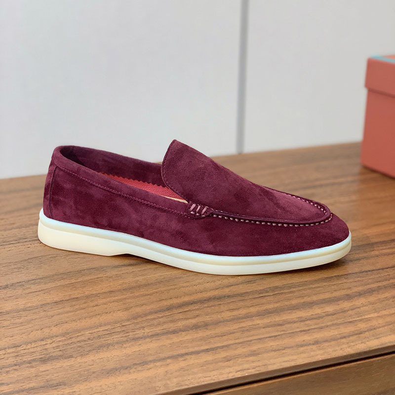 Unisex vasaros loaferiai — apvali nosis, plokščias kvadratinis kulnas, gumos pada, EVA vidpadis, vidus iš avies odos, glotnus viršus, kvėpuojantys, neslidūs