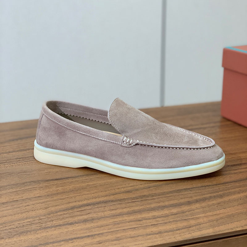 Unisex vasaros loaferiai — apvali nosis, plokščias kvadratinis kulnas, gumos pada, EVA vidpadis, vidus iš avies odos, glotnus viršus, kvėpuojantys, neslidūs