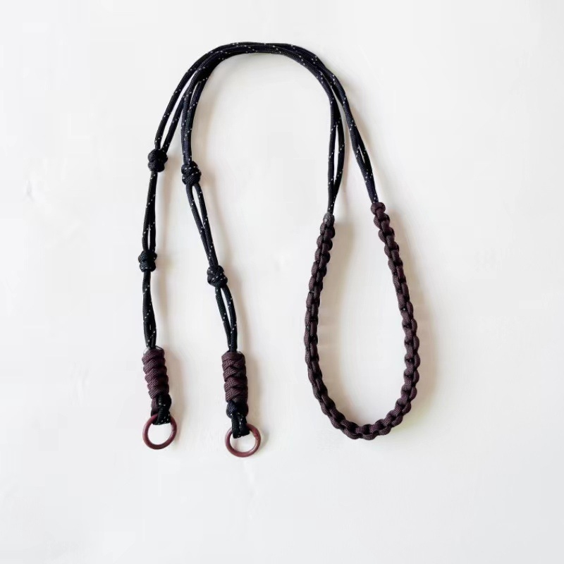 Ръчно преплетена презрамка за рамо, регулируема, сгъваема и отделяща се, универсална за мобилен телефон и камера