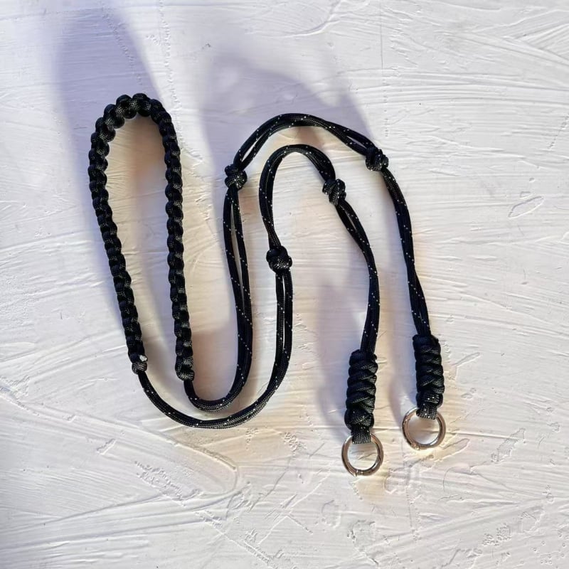 Ръчно преплетена презрамка за рамо, регулируема, сгъваема и отделяща се, универсална за мобилен телефон и камера