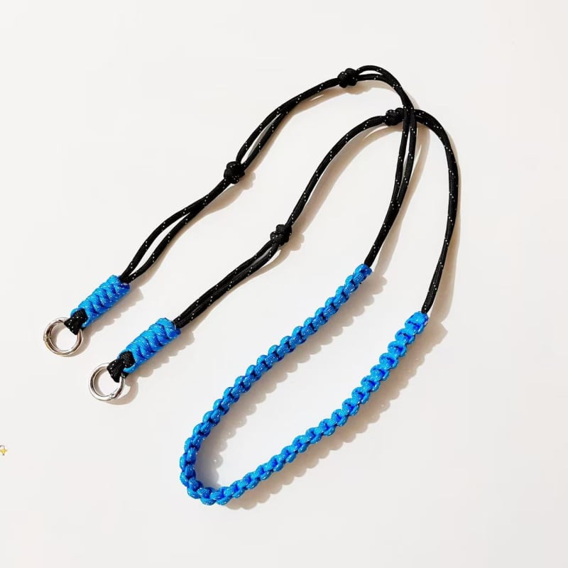 Ръчно преплетена презрамка за рамо, регулируема, сгъваема и отделяща се, универсална за мобилен телефон и камера