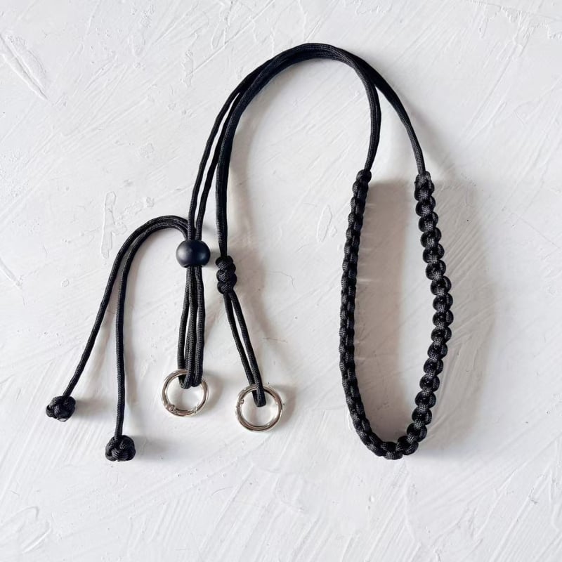 Ръчно преплетена презрамка за рамо, регулируема, сгъваема и отделяща се, универсална за мобилен телефон и камера