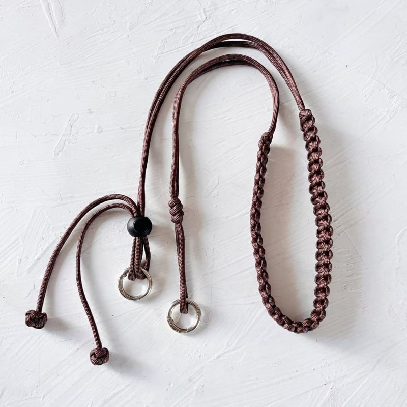 Ръчно преплетена презрамка за рамо, регулируема, сгъваема и отделяща се, универсална за мобилен телефон и камера