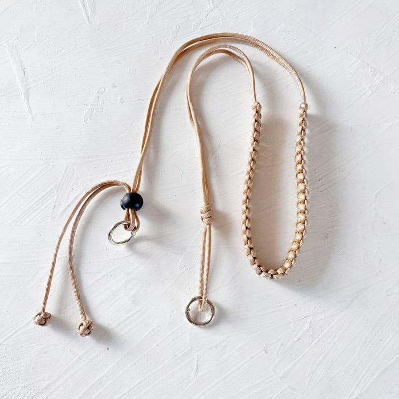 Ръчно преплетена презрамка за рамо, регулируема, сгъваема и отделяща се, универсална за мобилен телефон и камера