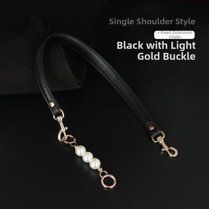 Презрамка за чанти с перлена верига - PU заместваща презрамка