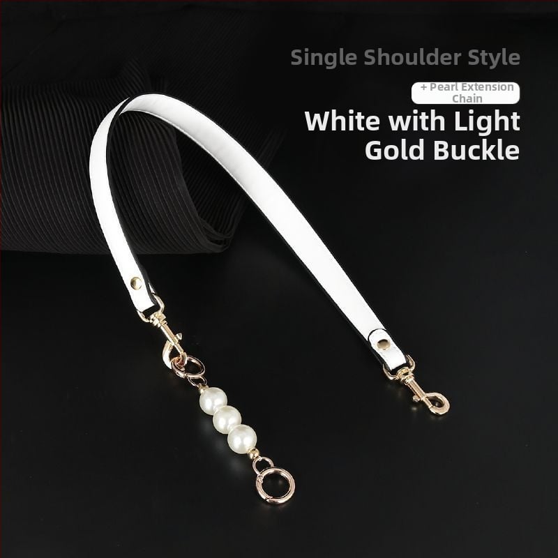 Презрамка за чанти с перлена верига - PU заместваща презрамка