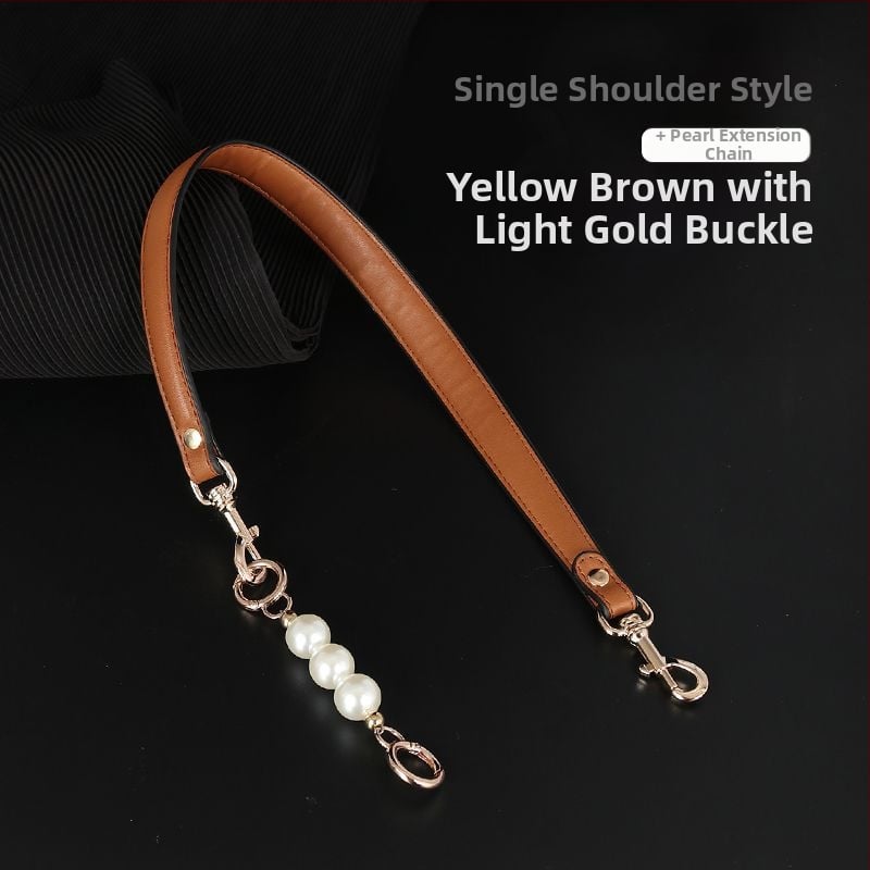 Презрамка за чанти с перлена верига - PU заместваща презрамка