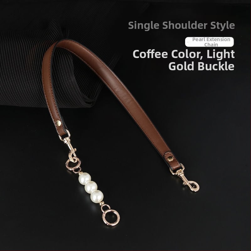 Презрамка за чанти с перлена верига - PU заместваща презрамка