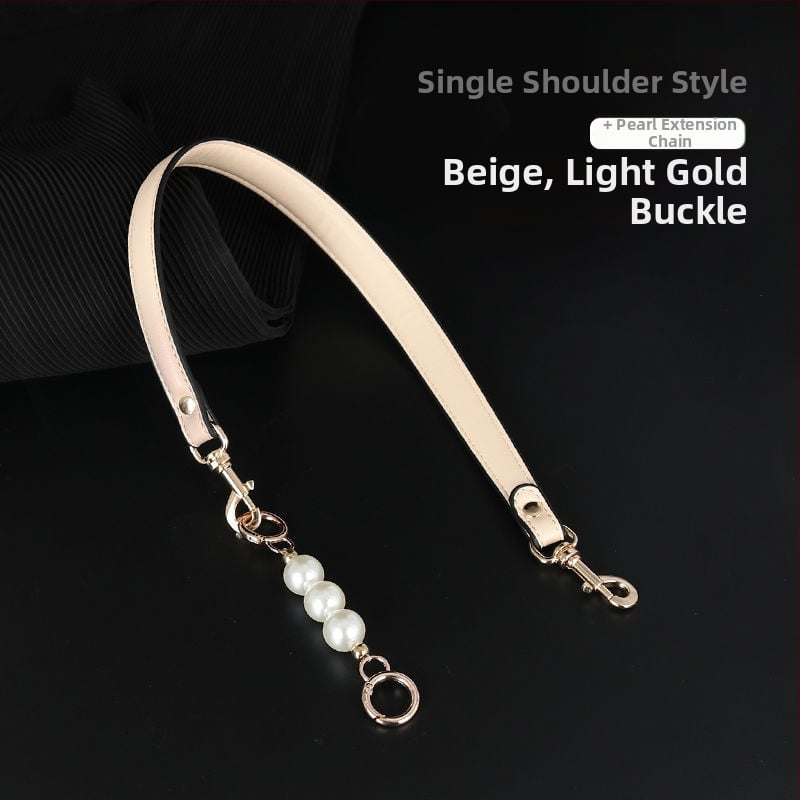 Презрамка за чанти с перлена верига - PU заместваща презрамка