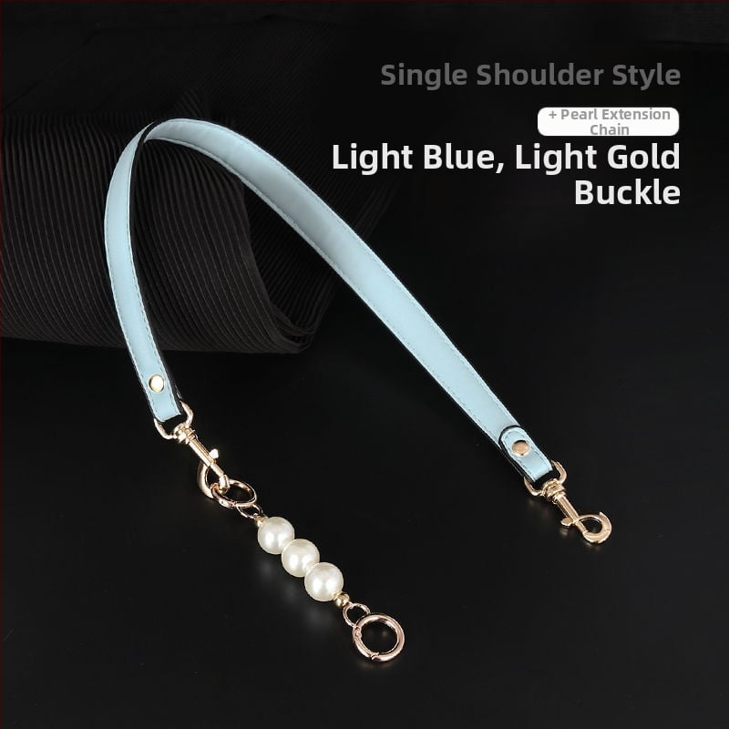 Презрамка за чанти с перлена верига - PU заместваща презрамка