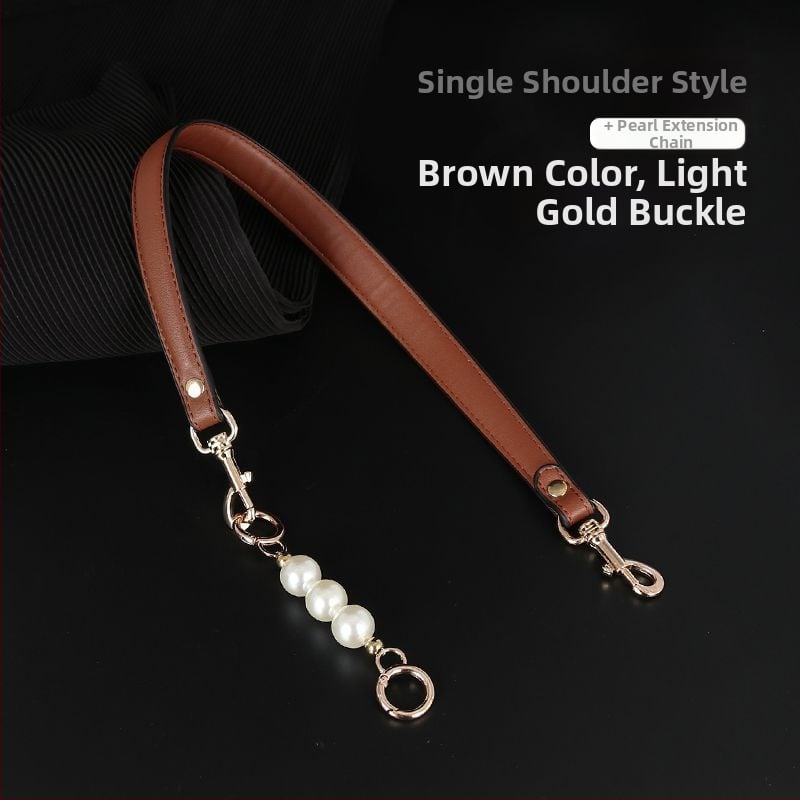 Презрамка за чанти с перлена верига - PU заместваща презрамка