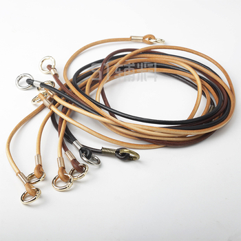 Презрамка за чанта с открит пръстен – кръстосано носене / къса презрамка за рамо / подмишница – телешка кожа с растително обработване, едноцветна