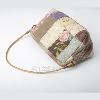 Презрамка за чанта с открит пръстен – кръстосано носене / къса презрамка за рамо / подмишница – телешка кожа с растително обработване, едноцветна